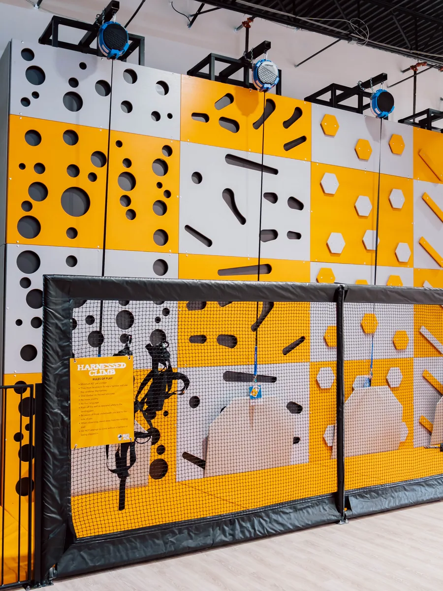 Trampoline park attractions